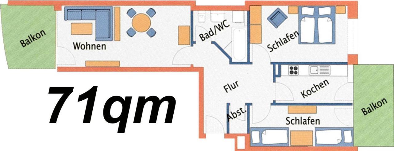Ferienwohnung Nordseebrandung B3.1 쿡스하펜 외부 사진